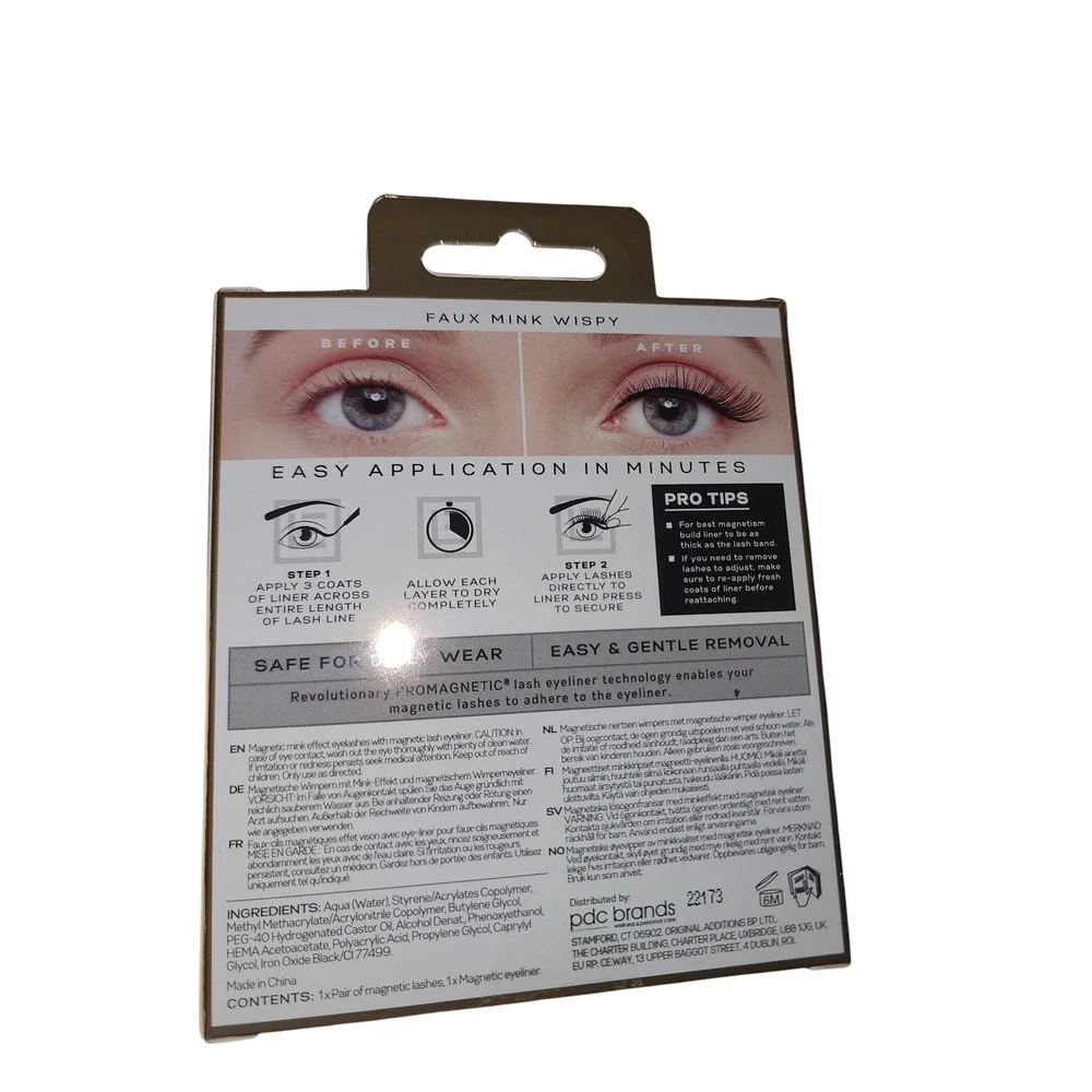 Eylure London ProMagnetic Magnetic Eyeliner & Lash System Faux Mink Wispy Kit